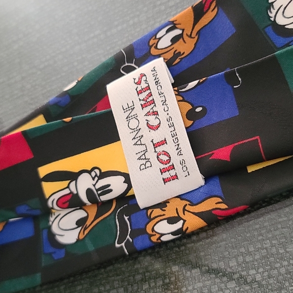 Vintage Balancine Hot Cakes Disney Mickey Mouse Donald Duck Filmstrip Retro Tie - Picture 6 of 10